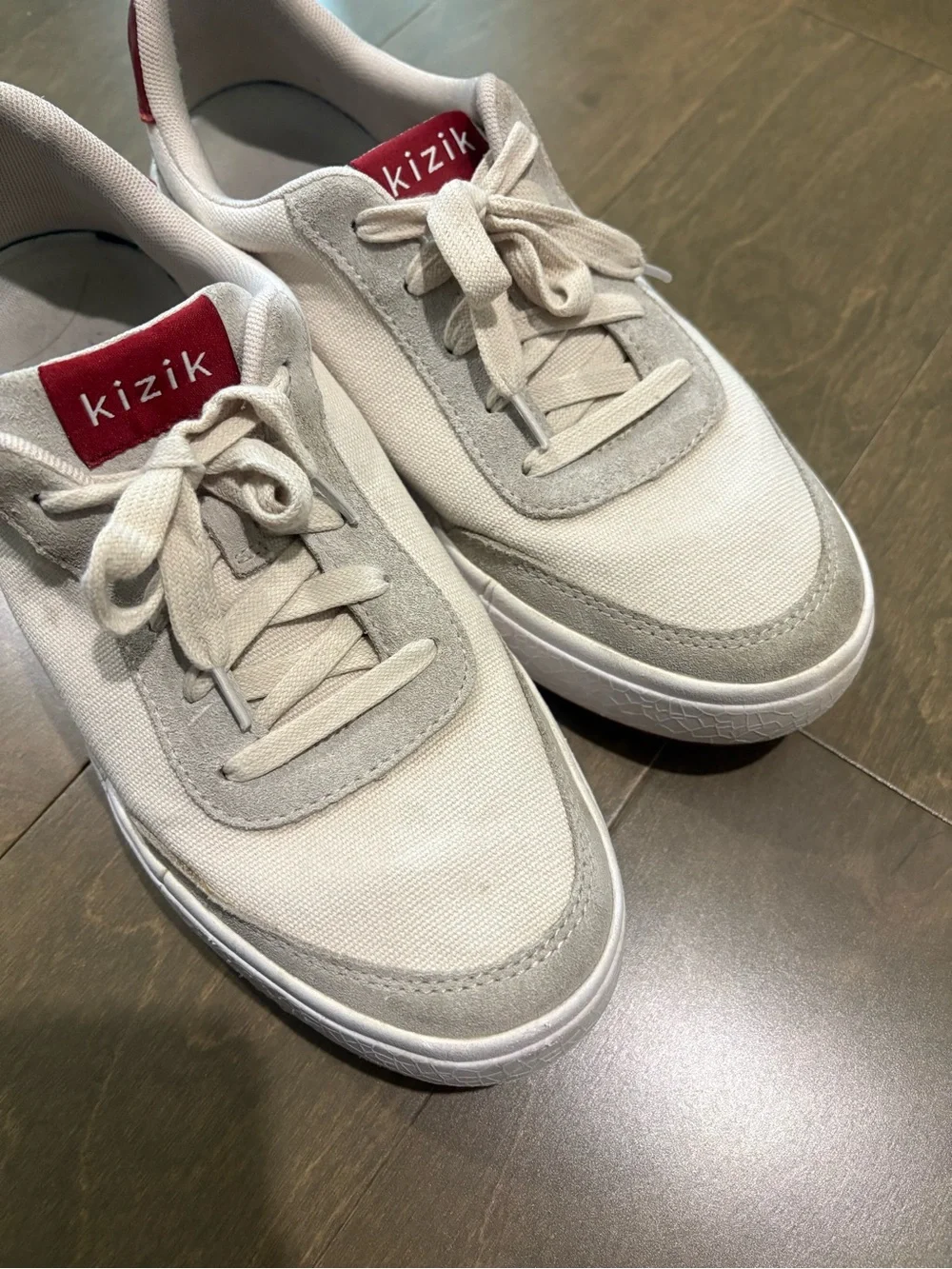 Kizik Prague Hands Free Sneakers Creme Brulee Crimson Women’s 9.5